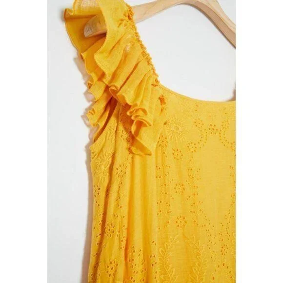 Anthropologie Payal Jain Fallon Eyelet Maxi Dress - Picture 7 of 8